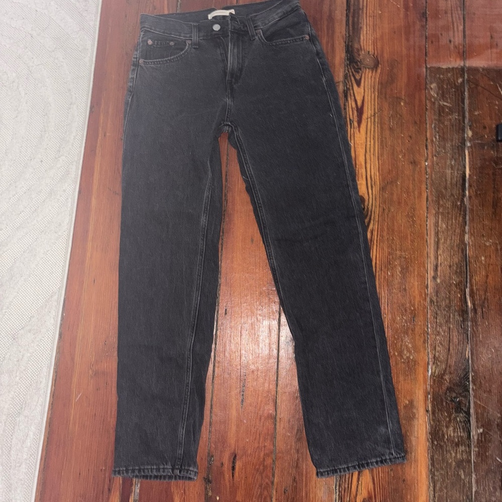 Premium Levi Low Pro Black Jeans